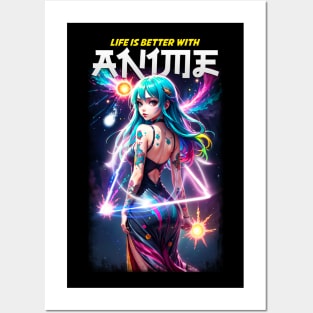 Life is better with Anime 02 Posters and Art